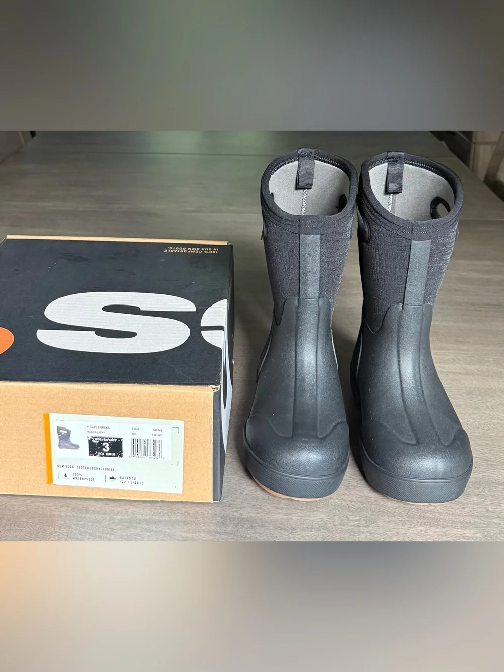 Bogs Classic II Cracks Boots Kids Size 3
